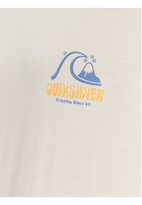 Quiksilver T-Shirt Arts In Palm EQYZT07249 Beżowy Regular Fit. Kolor: beżowy. Materiał: bawełna #3