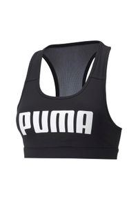 Puma - Stanik fitness cardio PUMA Mid Impact 4Keeps Graphic PM. Kolor: czarny. Sport: fitness #1