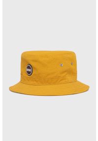 Colmar kapelusz bawełniany kolor żółty bawełniany. Kolor: żółty. Materiał: bawełna