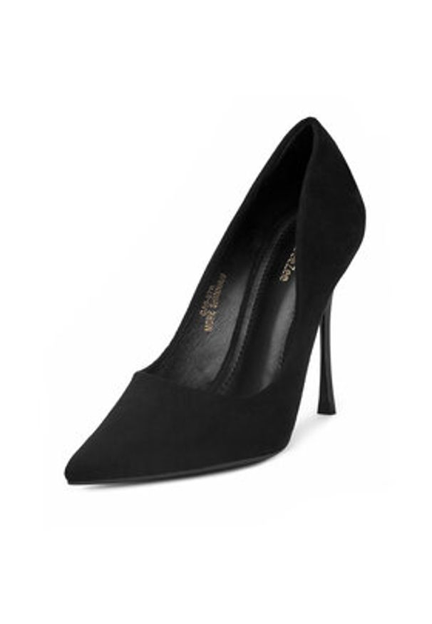 DeeZee Szpilki GA0-07B Czarny. Kolor: czarny. Materiał: materiał, syntetyk. Obcas: na szpilce