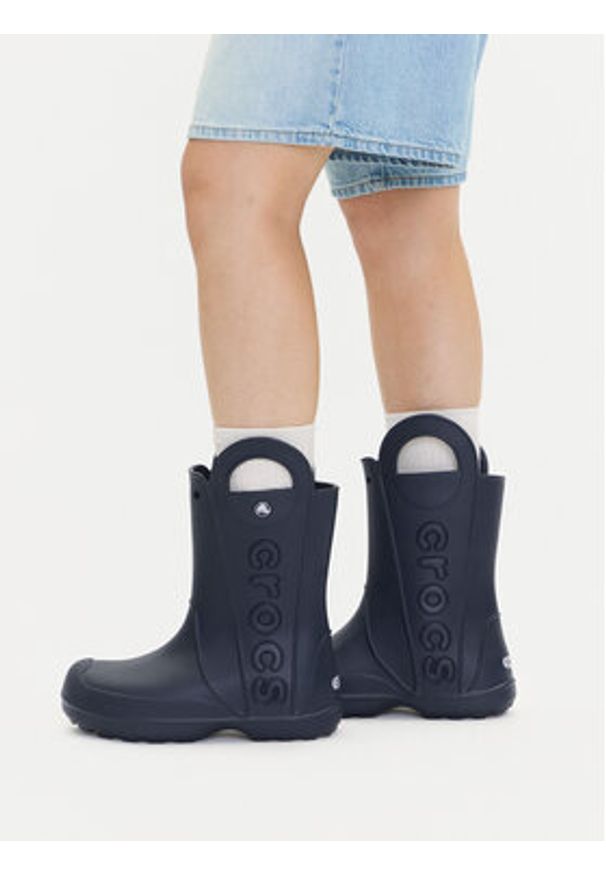 Crocs Kalosze Handle It Rain Boot 210956 Granatowy. Kolor: niebieski