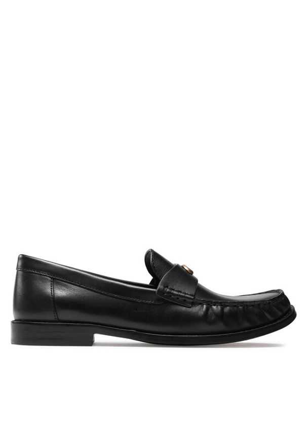 Coach Mokasyny Jolene Lthr Loafer CK017 Czarny. Kolor: czarny. Materiał: skóra