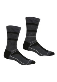 Regatta - Skarpety męskie Samaris 3Season 2-pak. Kolor: czarny. Materiał: włókno. Sport: turystyka piesza #1