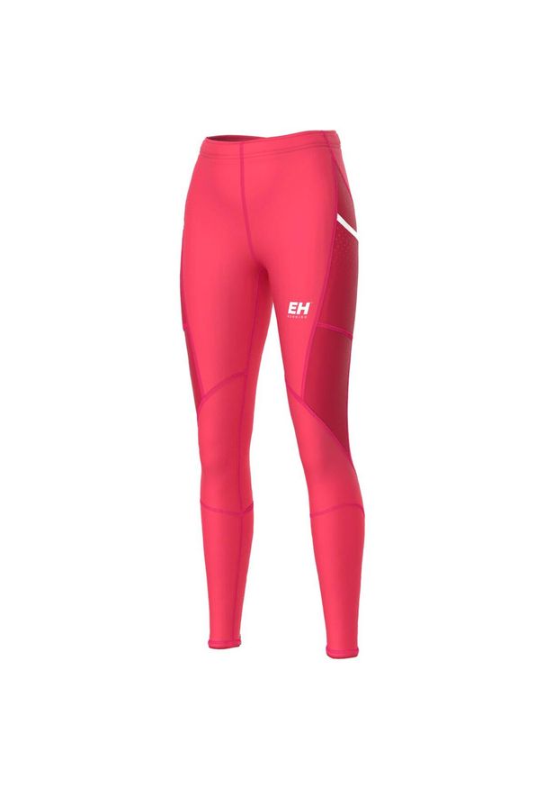Legginsy do biegania damskie EXTREME HOBBY MOOD. Kolor: różowy. Materiał: elastan, poliester. Sezon: wiosna, jesień. Sport: kolarstwo, bieganie