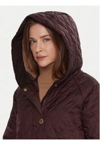 Barbour Płaszcz przejściowy LQU1838RE96 Bordowy Regular Fit. Kolor: czerwony. Materiał: syntetyk