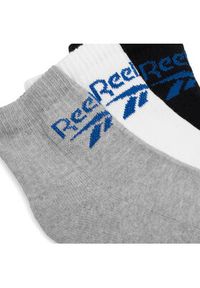 Reebok Zestaw 3 par wysokich skarpet unisex R0255-SS24 (3-pack) Kolorowy. Materiał: bawełna. Wzór: kolorowy #3