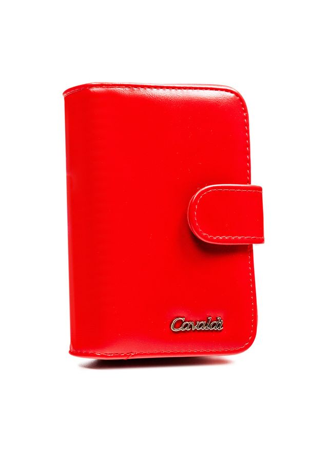 4U CAVALDI - Portfel damski 4U Cavaldi N126-APU-BL czerwony. Kolor: czerwony. Materiał: skóra ekologiczna, materiał