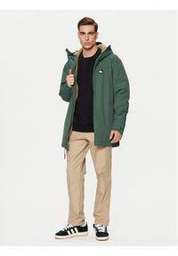 Quiksilver Parka Overcast 3K EQYJK04087 Zielony Regular Fit. Kolor: zielony. Materiał: bawełna