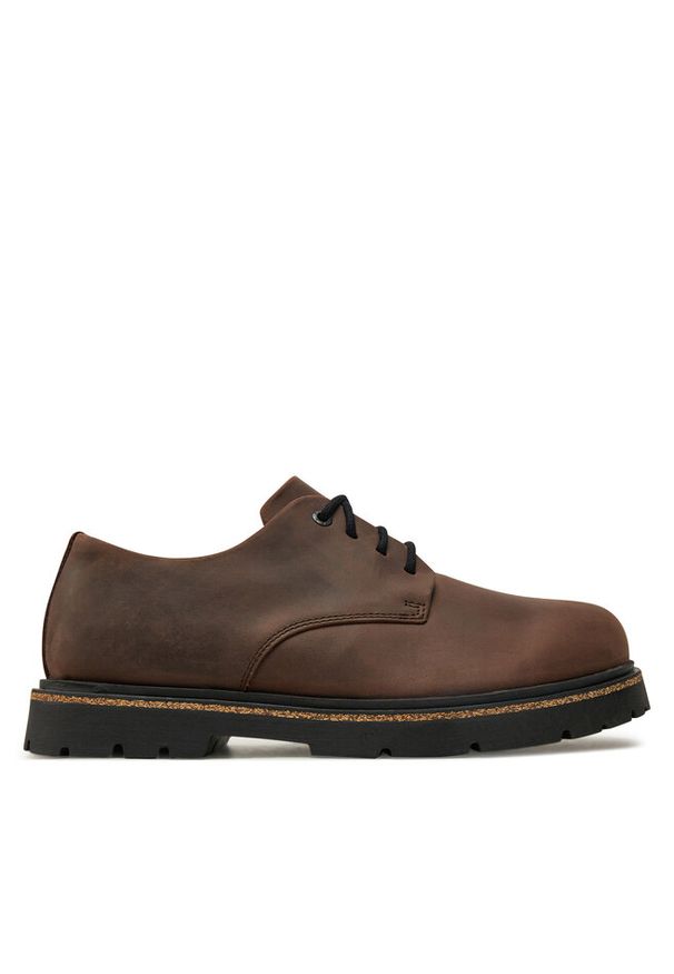Półbuty Birkenstock. Kolor: brązowy