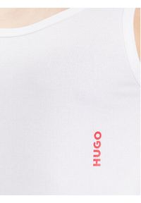 Hugo Komplet 2 tank topów 50469790 Biały Slim Fit. Kolor: biały. Materiał: bawełna #2