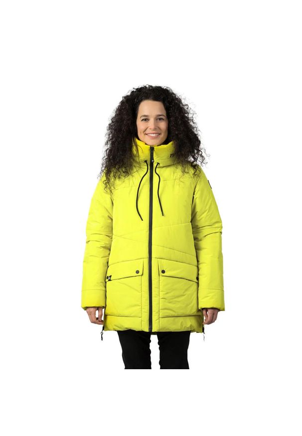 Płaszczyk kurtka turystyczna Hannah Rebeca. Kolor: żółty. Sport: turystyka piesza