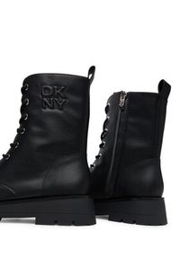 DKNY Trzewiki Sejal K3544872 Czarny. Kolor: czarny. Materiał: skóra #5