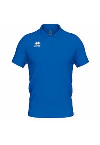 ERREA - Koszulka polo dla dzieci Errea Evo. Typ kołnierza: polo. Kolor: niebieski. Materiał: bawełna. Styl: wakacyjny, sportowy #1
