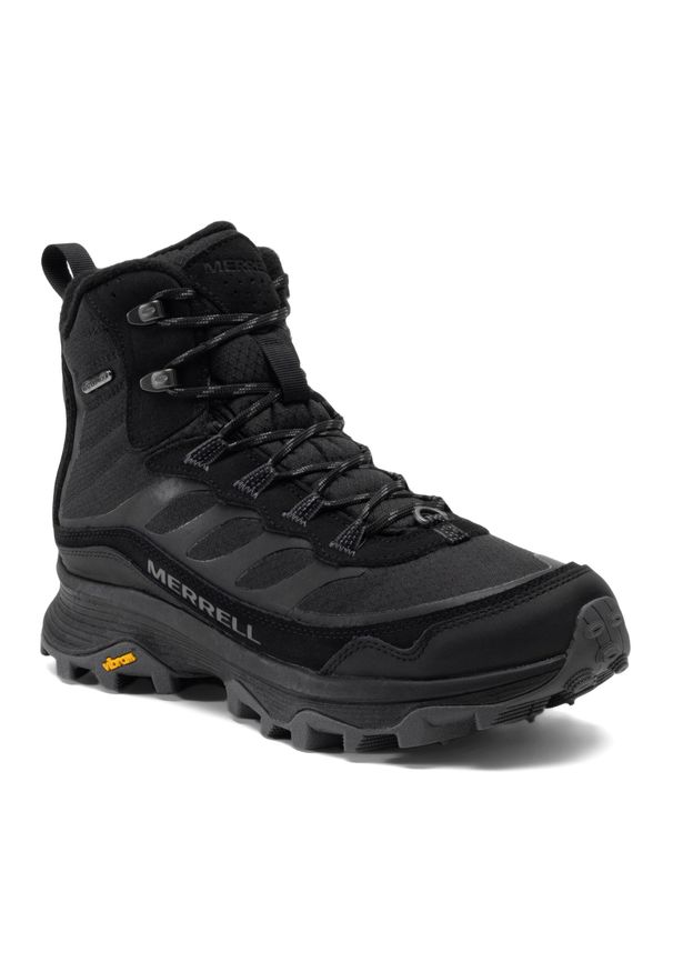 Buty turystyczne męskie Merrell Moab Speed Thermo Mid WP. Kolor: czarny