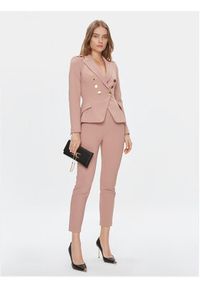 Elisabetta Franchi Spodnie materiałowe PA-005-36E2-V280 Różowy Slim Fit. Kolor: różowy. Materiał: syntetyk #5