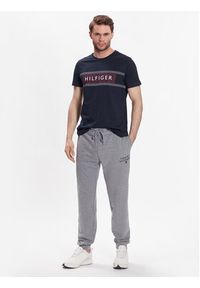 TOMMY HILFIGER - Tommy Hilfiger Spodnie dresowe UM0UM02880 Szary Regular Fit. Kolor: szary. Materiał: bawełna