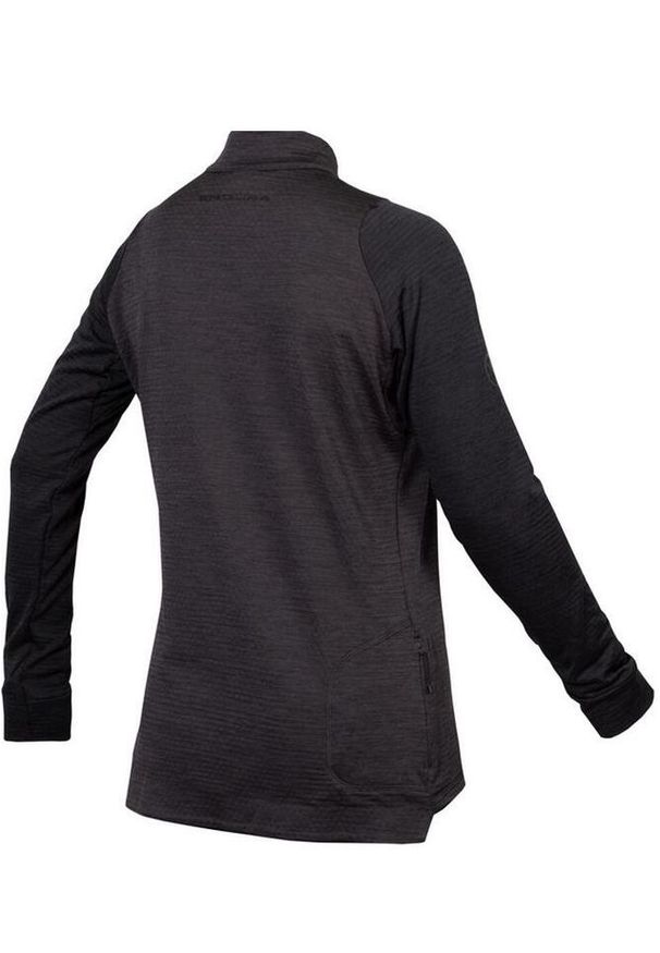 ENDURA - Longsleeve rowerowy damski Endura Singletrack Fleece. Kolor: czarny. Długość rękawa: długi rękaw