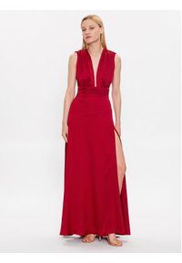 Marciano Guess Sukienka wieczorowa 3YGK10 9444Z Czerwony Flared Fit. Kolor: czerwony. Materiał: syntetyk. Styl: wizytowy
