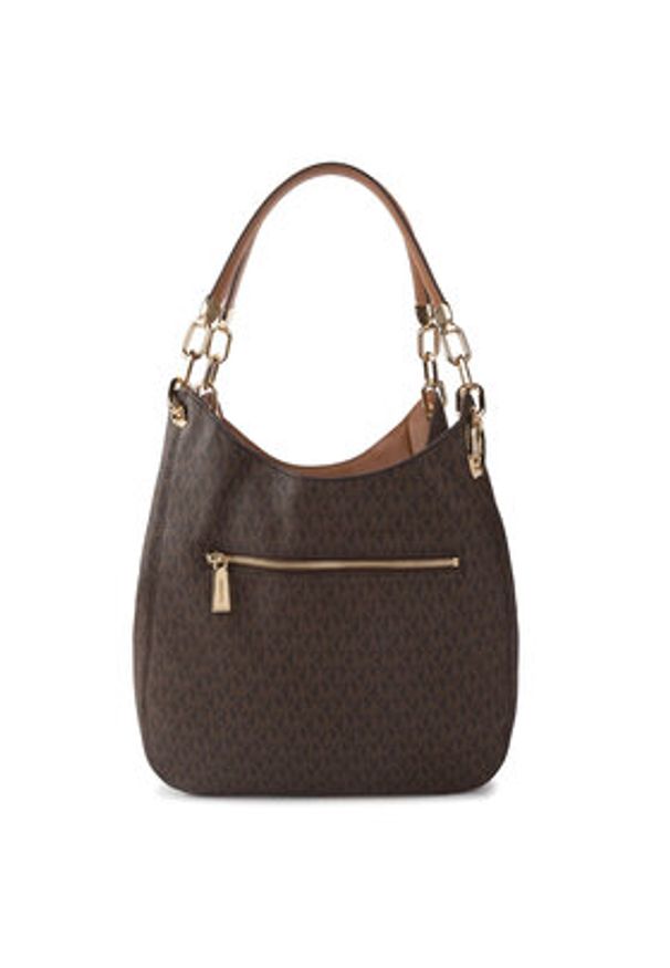 MICHAEL Michael Kors Torebka Lillie 30T9G0LE3B Brązowy. Kolor: brązowy. Materiał: skórzane