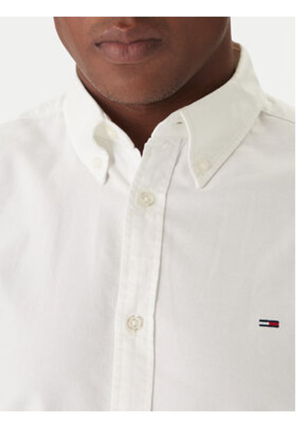 Tommy Jeans Koszula Oxford DM0DM22836 Écru Regular Fit. Materiał: bawełna
