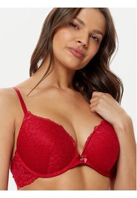 Hunkemöller Biustonosz z fiszbiną Marine 300245 Czerwony. Kolor: czerwony. Materiał: syntetyk #5