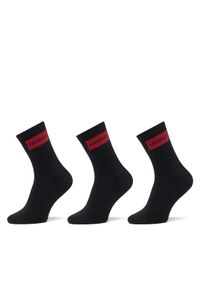 Hugo - HUGO Skarpety długie 50531515 Czarny. Kolor: czarny. Materiał: bawełna #1