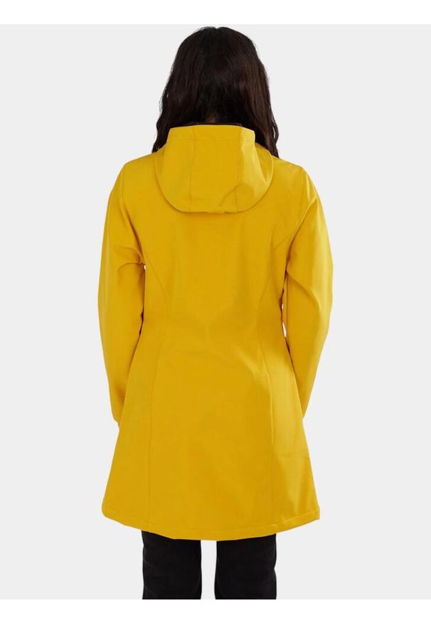 FUNDANGO - Kurtka Softshell Damska Fundango Wichita. Kolor: żółty. Materiał: softshell. Sezon: jesień, wiosna. Sport: turystyka piesza