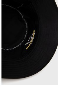 Calvin Klein Jeans kapelusz bawełniany kolor czarny bawełniany. Kolor: czarny. Materiał: bawełna #3