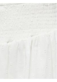 only - ONLY Spódnica mini Katti 15376205 Biały Regular Fit. Kolor: biały. Materiał: bawełna #6