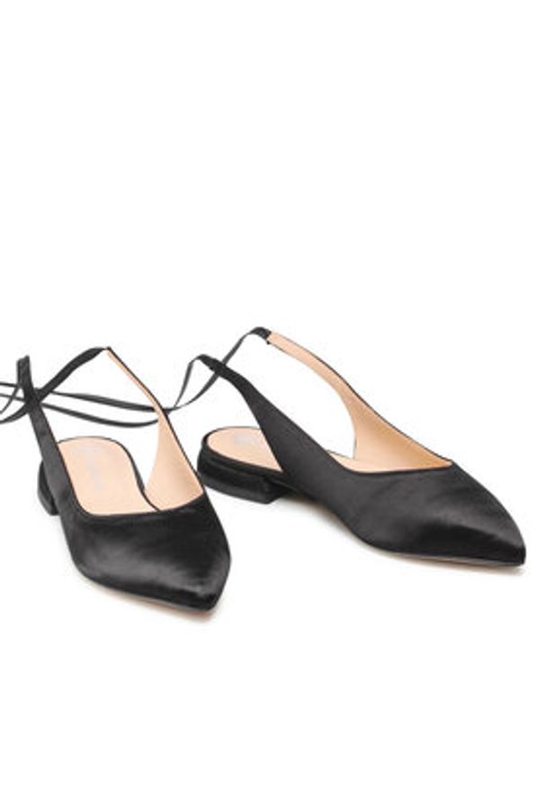 Solo Femme Sandały 24309-01-355/000-05-00 Czarny. Kolor: czarny. Materiał: materiał