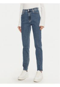 Calvin Klein Jeans Jeansy J20J224030 Niebieski Mom Fit. Kolor: niebieski