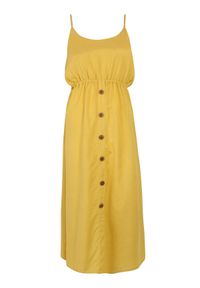 TOP SECRET - Sukienka damska gładka. Kolor: żółty. Wzór: gładki. Typ sukienki: koszulowe #4
