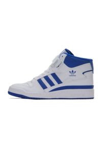 Adidas - Buty adidas Forum Mid M FY4976 białe. Okazja: na co dzień. Zapięcie: rzepy. Kolor: biały. Materiał: guma, materiał. Szerokość cholewki: normalna