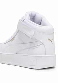 Buty do chodzenia damskie Puma Carina Street Mid. Zapięcie: rzepy. Kolor: biały, żółty, wielokolorowy. Materiał: skóra, syntetyk, materiał. Szerokość cholewki: normalna. Sport: turystyka piesza