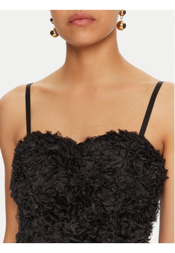 Rinascimento Kombinezon CFC0121146003 Czarny Slim Fit. Kolor: czarny. Materiał: syntetyk