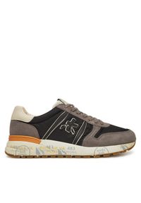 Premiata Sneakersy LANDER VAR 7207 Szary. Kolor: szary. Materiał: zamsz, skóra