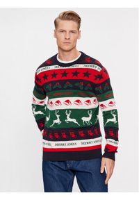 Only & Sons Sweter 22027280 Kolorowy Regular Fit. Materiał: bawełna. Wzór: kolorowy