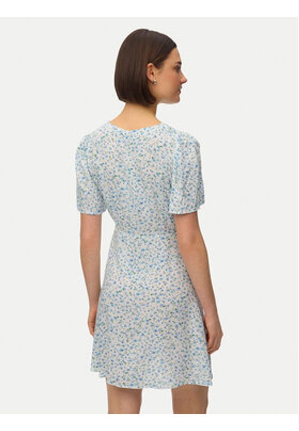 Vero Moda Sukienka letnia Alba 10292845 Biały Regular Fit. Kolor: biały. Materiał: wiskoza. Sezon: lato