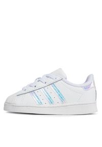 Adidas - adidas Sneakersy Superstar El I FV3143 Biały. Kolor: biały. Materiał: skóra. Model: Adidas Superstar #7