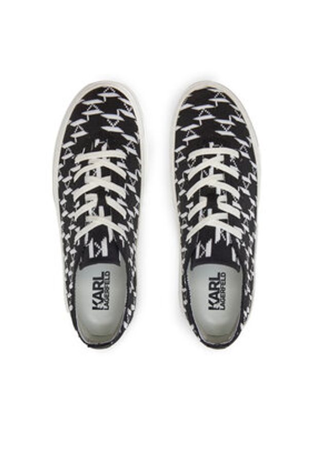 Karl Lagerfeld - KARL LAGERFELD Sneakersy KL63421 Czarny. Kolor: czarny. Materiał: materiał
