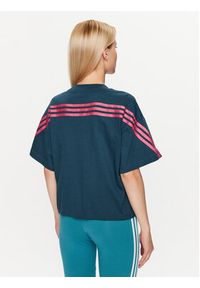 Adidas - adidas T-Shirt Future Icons 3-Stripes T-Shirt IL3063 Turkusowy Loose Fit. Kolor: turkusowy. Materiał: bawełna #4