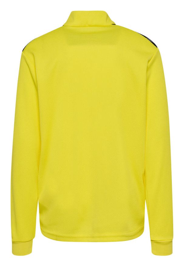 Dziecięca bluza dresowa z półzamkiem Hummel Authentic. Kolor: żółty. Materiał: dresówka. Sport: joga i pilates