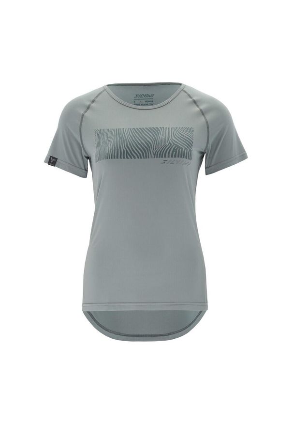 Koszulka damska Silvini Giona. Kolor: szary, niebieski, wielokolorowy. Materiał: materiał, mesh. Sport: turystyka piesza