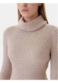 only - ONLY Sukienka dzianinowa Nellie 15363533 Beżowy Regular Fit. Kolor: beżowy. Materiał: syntetyk #3