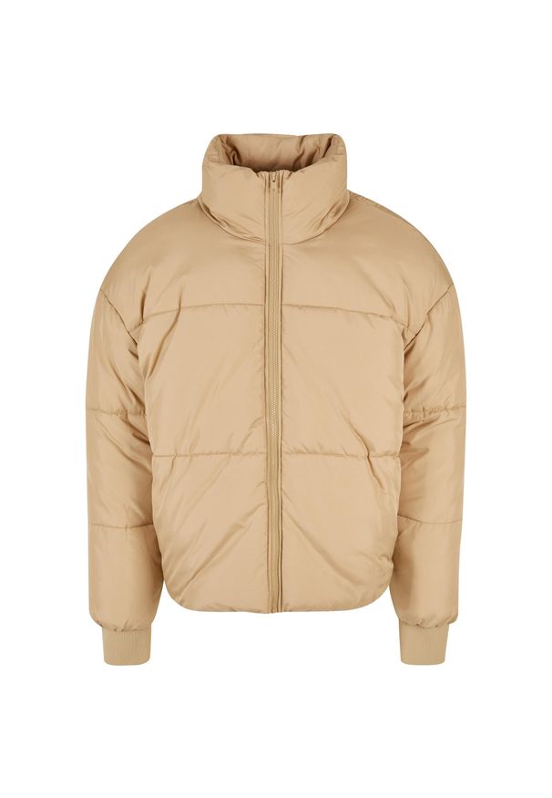 Kurtka krótka duża Urban Classics. Kolor: beżowy. Materiał: puch. Długość: krótkie