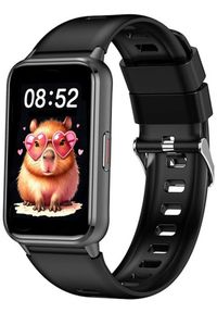 Rubicon - Zegarek dziecięcy SMARTWATCH RUBICON RNCF48 black/black silicone. Rodzaj zegarka: smartwatch