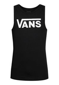 Vans Tank top Classic VN000Y8V Czarny Classic Fit. Kolor: czarny. Materiał: bawełna