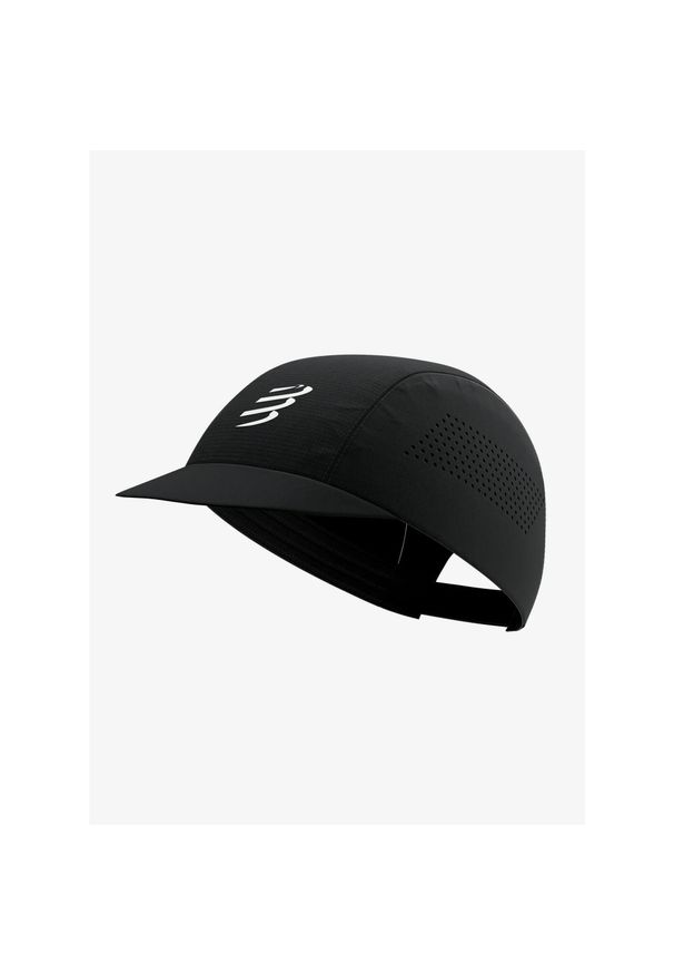 Czapka do biegania Compressport Pro Racing Cap - black. Kolor: czarny. Styl: sportowy