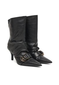 Patrizia Pepe Botki 8Y0139 L164 Czarny. Kolor: czarny. Materiał: skóra #6