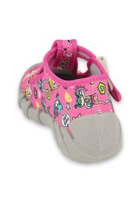 Befado obuwie dziecięce 110P457 różowe. Kolor: różowy. Materiał: bawełna, tkanina #2